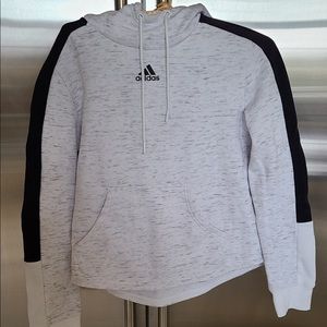 adidas high neck hoodie